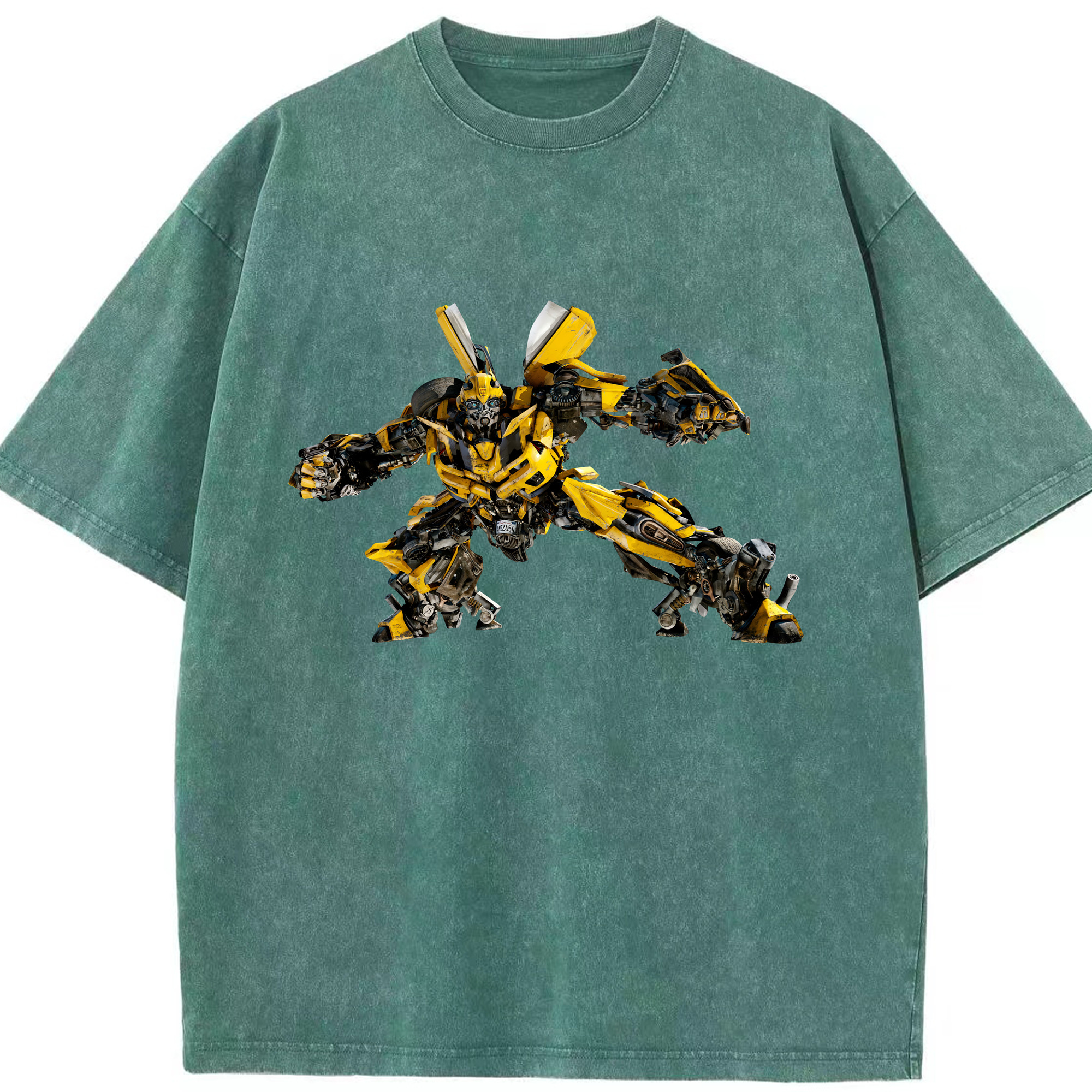 （画像用） Transformers トランスフォーマー 綿100% ヴィンテージ風 半袖Tシャツ（フロントプリント）
